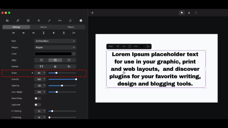 Formating Text - Create Studio - Support Desk